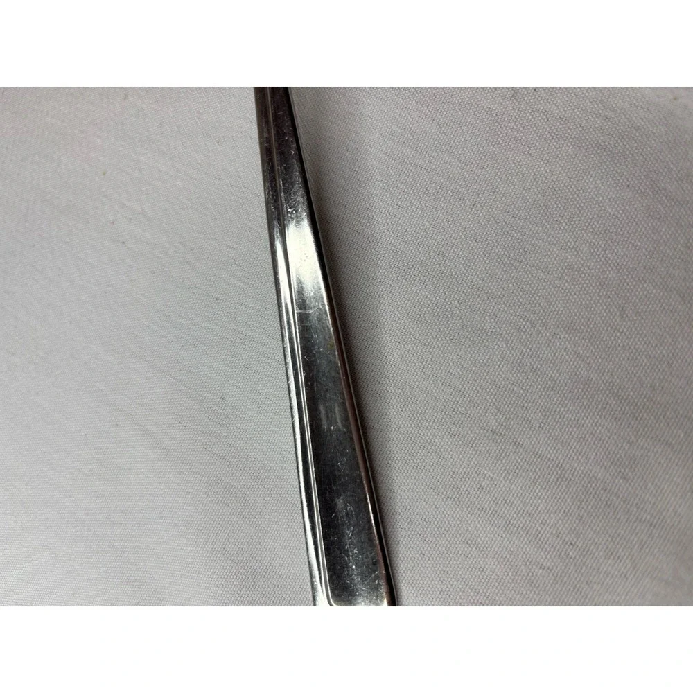 WM Rogers Glossy Stainless Steel Silver Serving Fork & Serving Spoon Set 2pcs